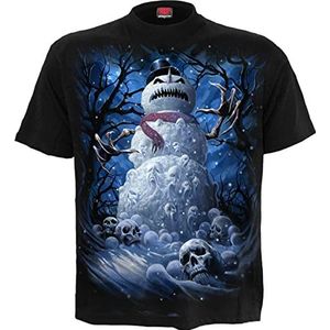 Spiral Dead Cold T-shirt zwart S 100% katoen Everyday Goth, Gothic, Rock wear