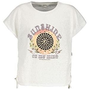 Garcia Kids Meisjes-T-shirt met korte mouwen, gebroken wit, 128/134, off-white, 128 cm