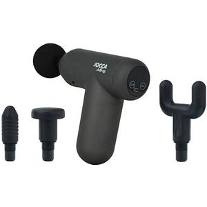 Massagepistool - Zwart - Kunststof - 32 Snelheden - 4 Verwisselbare Koppen