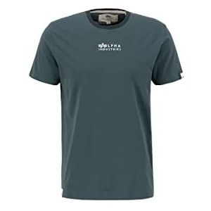 ALPHA INDUSTRIES Organics Emb T-shirt voor heren, Organic Petrol, XL