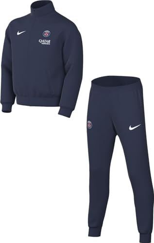 Nike - Paris Saint-Germain Academy Pro - Trainingspak - Donkerblauw Wit - Full-Zip 2024-2025