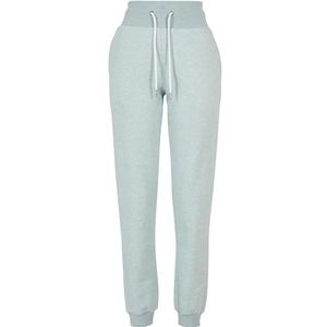 Urban Classics Dames High Waist Color Melange Sweat Pants Boxershorts Kinderen Vrouwen, salie melange, 5XL