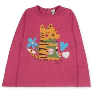 Tuc Tuc T-shirt voor meisjes, Bordeaux, 9 Maanden