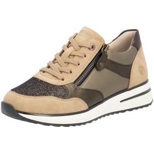Remonte D1g08 Sneakers voor dames, metallic, 42 EU