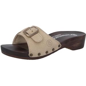 Berkemann Hamburg houten schoen voor dames, desert, 35.5 EU
