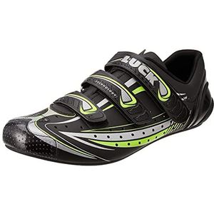 LUCK Mega-fietsschoenen voor racefietsen, met carbonzool en drievoudige klittenbandsluiting.