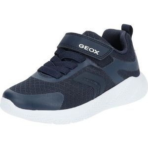 Geox J Sprintye Boy A Sneakers voor jongens, Donkerblauw, 34 EU