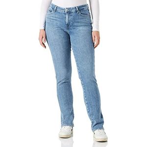 7 For All Mankind Kimmie Straight Slim Illusion Jeans voor dames, lichtblauw, 25