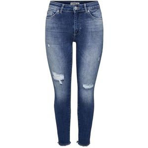 ONLY Onlblush Mw des Rw DNM Ana Skinny-fit-jeans voor dames, blauw (medium blue denim), (M) W x 32L