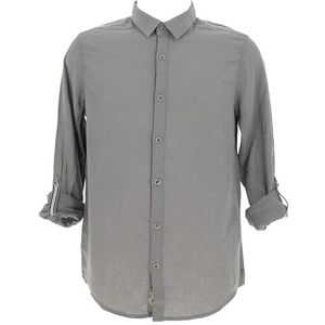 Teddy Smith Herenhemd C-Halim ML Faded Kaki, Vervagen kaki., S