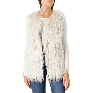 Geox Dames W Loisia Down Coat, Botercrème, 46