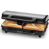 ProfiCook® tosti-ijzer voor Amerikaanse sandwiches en XXL toastplakken, elektrisch tosti-ijzer met extra grote tostiplaten (antiaanbaklaag), tosti-ijzer 900W, PC-ST 1092