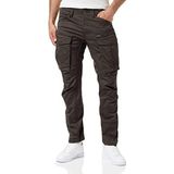 G-Star Raw heren broek Rovic Zip 3D Straight Tapered, zwart (Raven 5126-976), 35W / 36L