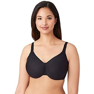 Wacoal Women's Bodysuede Lace Underwire Bra Bra, Black, 36D