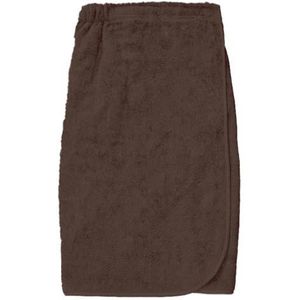 Soleil d'ocre, Katoenen badpareo, 82 x 160 cm, lagunebruin