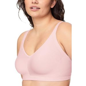 Warner's womens Easy Does It Underarm Smoothing With Seamless Stretch Wireless Lightly Lined Comfort Rm3911a T Shirt Bra, Rosewater, Small US