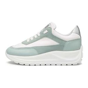Candice Cooper Spark One Veterschoenen voor dames, groen-wit, 36 EU, Groen Wit, 36 EU