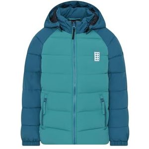 Kabooki jongens jas, donker turquoise, 80 cm