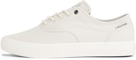 Tommy Hilfiger - Sneakers - Beige - Katoen - Opgezet Logo