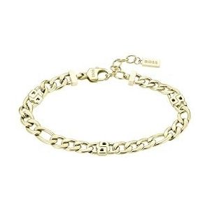 BOSS - Double B Infinite - Armband - Geelgouden - 6 mm Figuurketting
