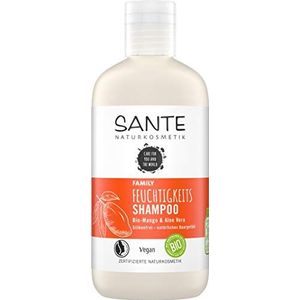 SANTE Naturkosmetik Biologische Mango & Aloë Vera, hydraterend, glanzend haar, natuurlijke haarverzorging voor droog haar, veganistisch, 250 ml