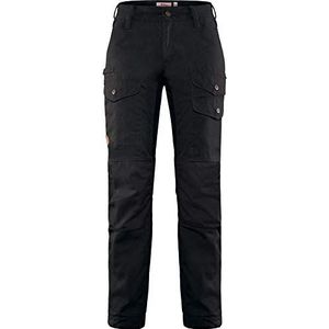 Fjallraven Vidda Pro Ventilated TRS W Short Lange broek, Womens, Zwart (Black 550), 36