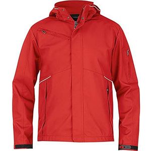 Texstar FJ80 heren 3L softshell jas, maat M, rood