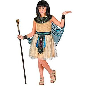 Widmann - Kinderkostuum Egyptische heerster, jurk, armwarmers, cape, Egyptische koningin, themafeest, carnaval