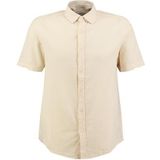 Key Largo - SEASIDE - Overhemd - Crème - Katoen, Knoopsluiting, Kentkraag, Regular Fit