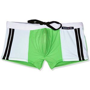Black Nitro Swim Short Stripes - Kleur: groen - Maat: S