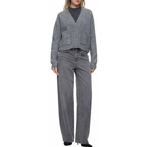 LTB - HOKAMA - Gebreid Vest - Grijs Gemêleerd