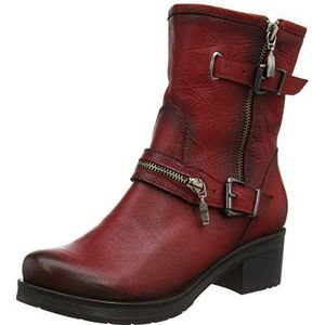 Andrea Conti 1460503, dames biker boots, rood 021, 37 EU
