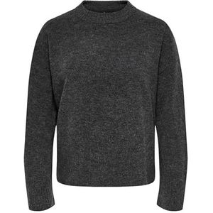 Onlhouston Ls O-Neck KNT, dark grey melange, XS