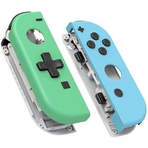 eXtremeRate Joycon Handheld Controller Mintgroen & Hemelsblauw Behuizing (D-Pad-versie) Volledige Knoppen, Vervangende Hoes voor Switch & Switch Oled Joy-Con - Joycon en Console NIET Inbegrepen