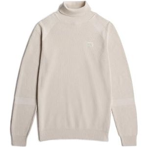 Trui - Effen - Knitwear - Geribbelde Kraag - Lange Mouw