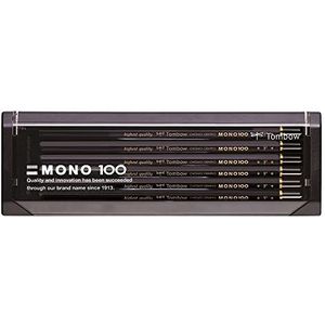 Tombow MONO-100-F potlood Mono 100 hardheid F, set van 12