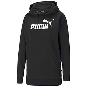 Puma Damen Pullover ESS Elongated Logo Hoodie TR, Black, S, 586874