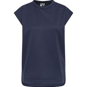 takelage Dames sweatshirt met korte mouwen 35423569-TA02, Marine, S, marineblauw, S