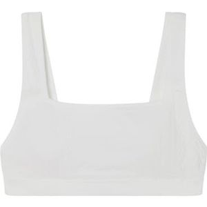 Women'secret Top uitneembare naadloze Structure Collection Bra, wit, XS voor dames