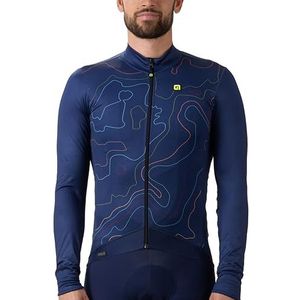Alé Cycling Heren PR-E Top shirt met lange mouwen, blauw, XXL