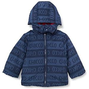 Chicco Afneembare capuchon, gevoerde jas, blauw, normale kinderen