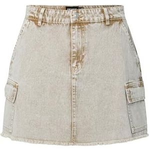 Pcfay - Cargo Denim Minirok - Spijkerrok