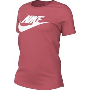 Dames-T-Shirt met Korte Mouwen TEE ESSENTL Nike ICN DX7906 894 Roze