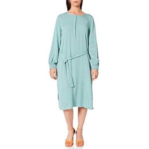 TOM TAILOR mine to five Dames Midi-jurk met ceintuur 1024691, 13178 - Mineral Stone Blue, 38