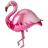 Qualatex 57807Q,Folat - Roze Flamingo Folieballon - 116cm