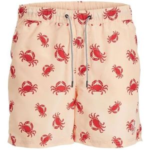 JACK & JONES JPSTFIJI JJSWIM AOP SS24 LY JNR, apricot, 152 cm