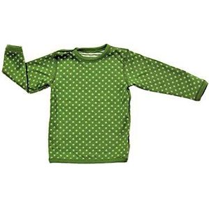 Leela Cotton Weserstrand T-shirt voor kinderen, uniseks, bosgroen, 50-56