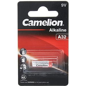 Camelion 11050132 - Plus alkaline batterij zonder kwik LR32/A met 9 volt, capaciteit 26 mAh, voor verschillende apparaten- en consumentenbehoeften