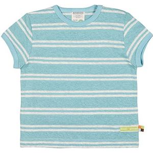loud + proud Uniseks babystrepen met linnen, GOTS-gecertificeerd T-shirt