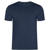 HRM Heren Zwaar Luxe Ronde Hals T-Shirt, Navy, Maat 2XL I Fair Trade Heren Ronde Hals T-Shirt, 195 g/m² I Duurzaam & Gemaakt van 100% Biologisch Katoen